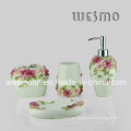 Blumen-Polyresin-Bad-Set (WBP0264A)